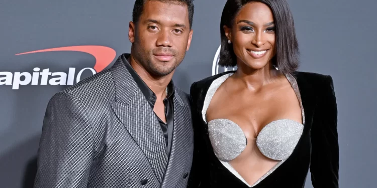 American singer, Ciara and husband Russell Wilson