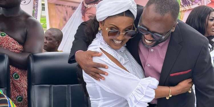 Ghanaian actress Nana Ama McBrown and Dr. Frank Serebuor