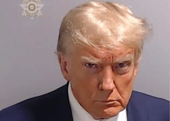 Trump's mugshot provided by Fulton county sheriff’s office.