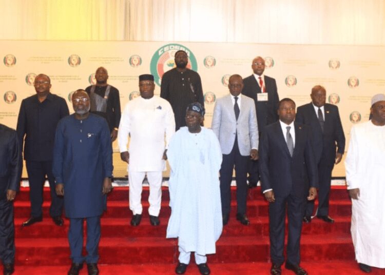 West African Leaders Hold 2nd ECOWAS Extraordinary Summit 1 West African leaders.