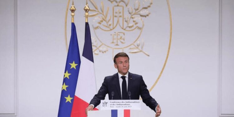 President of France, Emmanuel Macron.