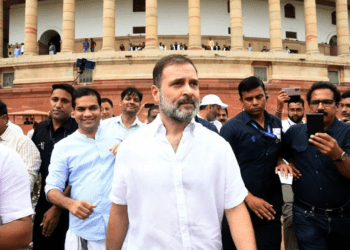 Congress Party leader, Rahul Gandhi returned to parliament on Monday, August 7, 2023.
