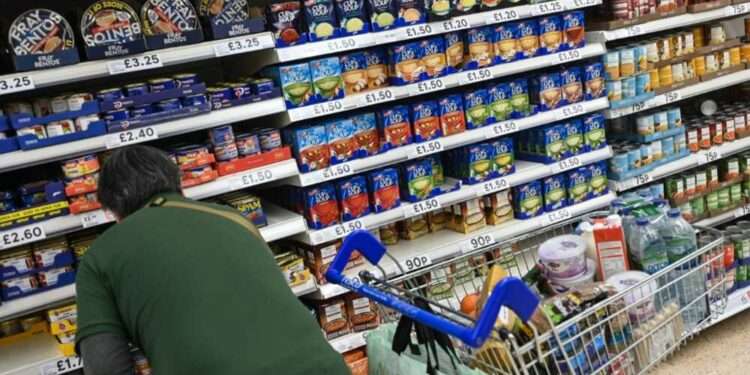 UK annual inflation dropped sharply in July, easing a cost-of-living crisis that has pushed up prices of goods.