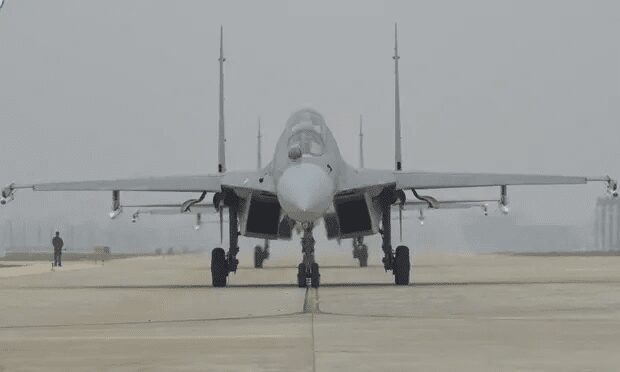 China Criticizes Lai’s U.S Stopovers, Launches Military Drills Around Taiwan 1 A Chinese air force video still released on Saturday shows an aircraft taking part in military drills around Taiwan.