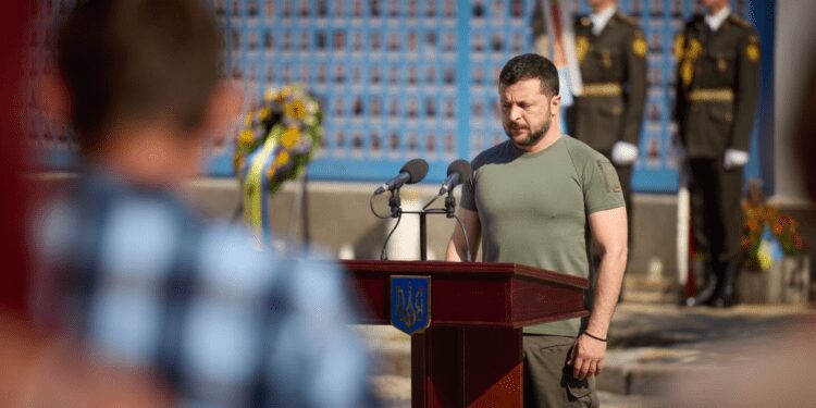 Zelenskyy Pays Tribute To Soldiers Killed In Ongoing War 1 Volodymyr Zelenskyy, President of Ukraine.