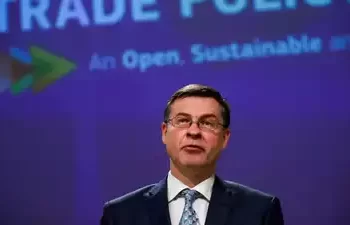 Valdis Dombrovskis, EU Trade Commissioner.