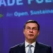 Valdis Dombrovskis, EU Trade Commissioner.