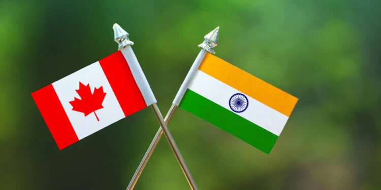 India Expels Canadian Diplomat 1 Canadian and Indian flags.