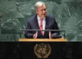 Antonio Guterres, UN Secretary-General addresses the 78th Session of the UN General Assembly in New York City, September 19, 2023.