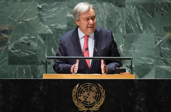 Antonio Guterres, UN Secretary-General.