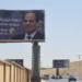 A view of a billboard supporting Egypt's President Abdel Fattah el-Sisi in Cairo, Egypt on September 25, 2023.
