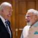 Indian Prime Minister, Narendra Modi with U.S President, Joe Biden during a bilateral meeting in New Delhi on Friday, September 8, 2023.