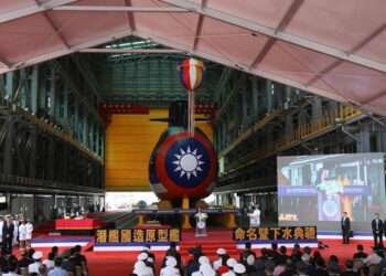 Taiwan Launches First Domestically Built Submarine 8 Taiwan Launches First Domestically Built Submarine