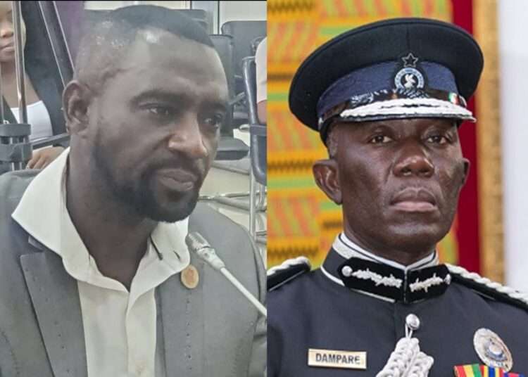 COP Alex Mensah (left) and IGP George Akuffo Dampare (right).