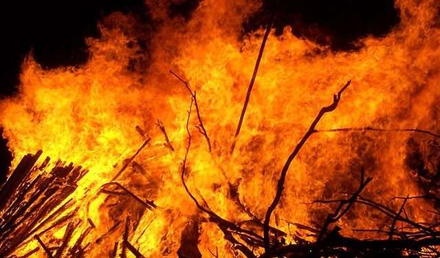 Ghana Loses More than GH¢64 million To Fire Outbreaks 1 Large bonfire