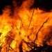 Large bonfire