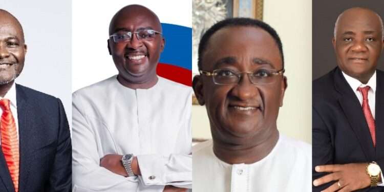 NPP Flagbearership Race Balloting, Kennedy Picks #1 Whiles Bawumia Picks #2 1 NPP Balloting.collage
