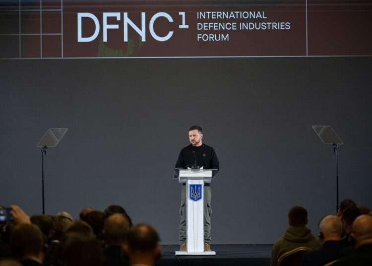 Ukraine Holds First International Defense Industries Forum 1 Volodymyr Zelenskyy, President of Ukraine.