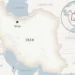 A locator map of Iran.