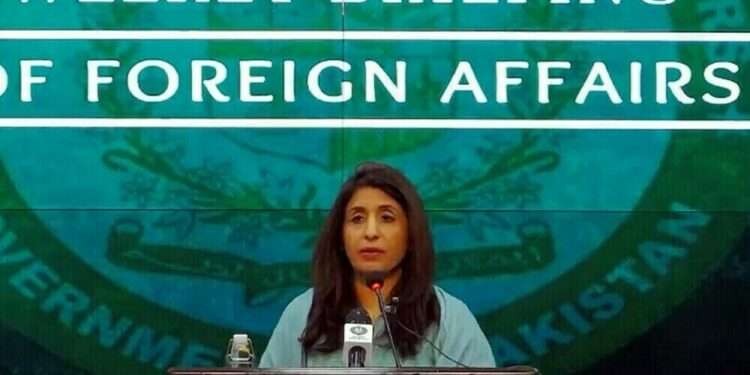 Mumtaz Zahra Baloch, the Spokesperson for Pakistan’s Ministry of Foreign Affairs.