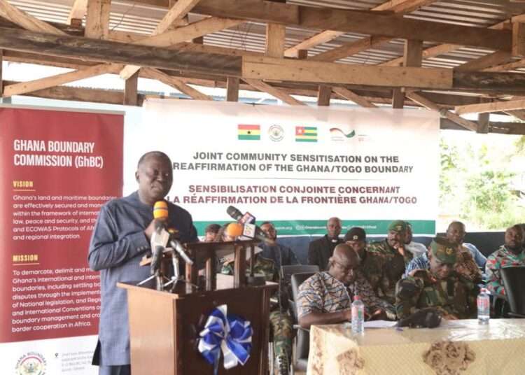 Deputy Lands Minister Calls For Commitment To Ghana, Togo Joint Land Boundary Reaffirmation 1 Deputy Minister for Lands and Natural Resources responsible for Lands and Forestry, Benito Owusu-Bio.