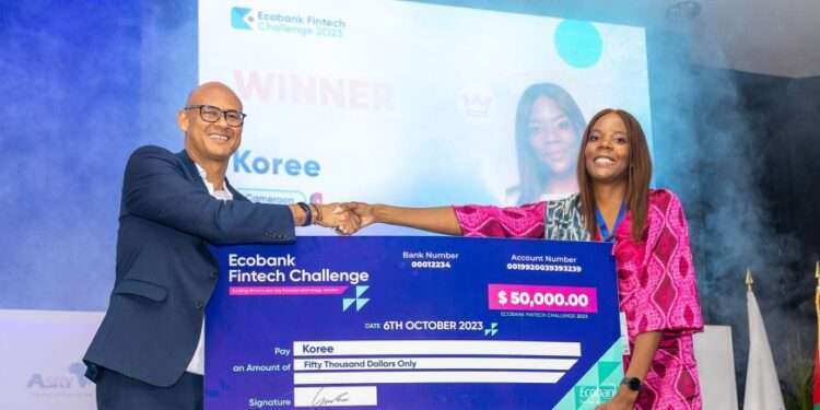 Ecobank Group Announces Koree As Winner of 2023 Ecobank Fintech Challenge