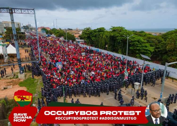 NPP Alfred Thompson Describes Minority #OccupyBoGProtest As 'A Keep Fit Exercise’ 1 #OccupyBoGProtest