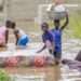 Children in Mepe whose education has been interrupted by the Akosombo dam spillage.