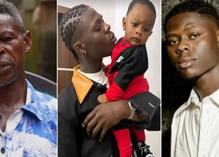 Mohbad’s Father Gives Stance Amid Grandson’s DNA Test 1 Joseph Aloba and the late singer, Mohbad with son