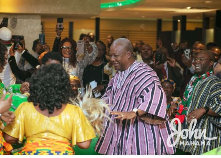 John Dramani Mahama in a meeting with NDC Canada, Toronto
