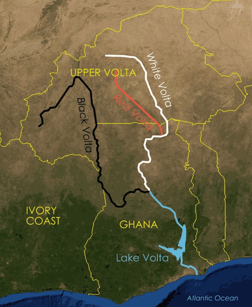 map of volta