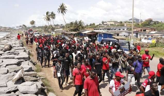 Demonstrators Call Out Western Regional Minister 1 Sekondi-Takoradi Deserves BetterDemonstrators