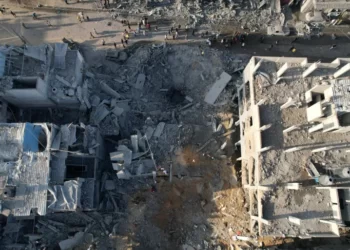 Israeli Army On "Very High Alert" 9 Aftermath of Israeli strikes on Maghazi, central Gaza.