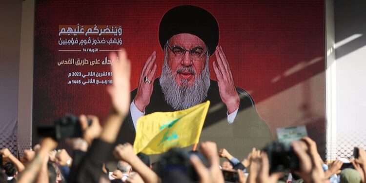 Lebanon’s Hezbollah leader, Sayyed Hassan Nasrallah.