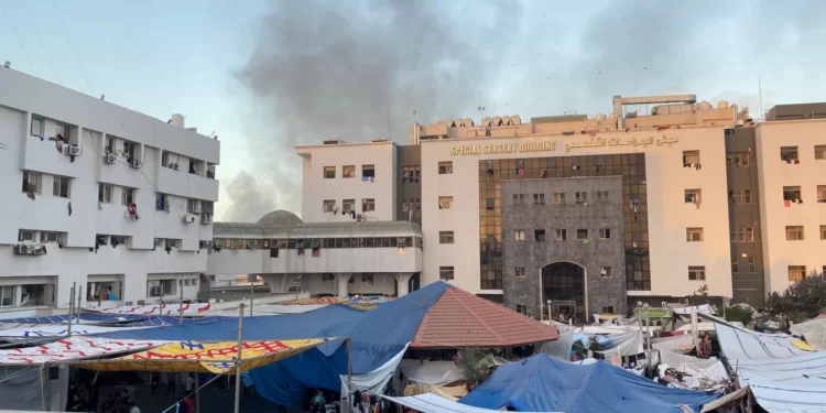 Independent Probe Into Israel's Al-Shifa Claims Needed 1 The Al-Shifa hospital in Gaza City, pictured on November 8, 2023.