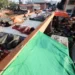Displaced Palestinians sheltering at Nasser Hospital.