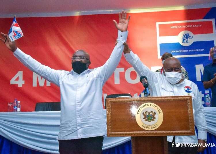 Bawumia's Election As Flagbearer, Akufo-Addo's Third Term 1 Vice President, Dr Mahamudu Bawumia (left) and President Akufo-Addo (right).