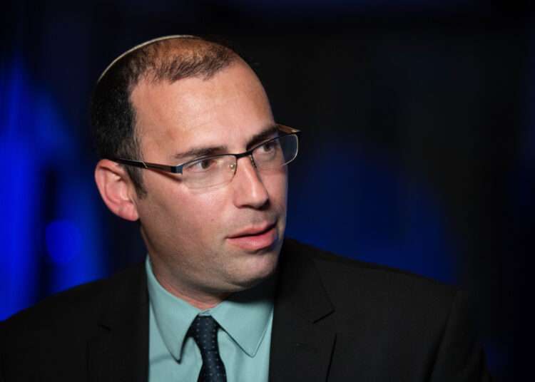 Far-right Israeli politician, Simcha Rothman.