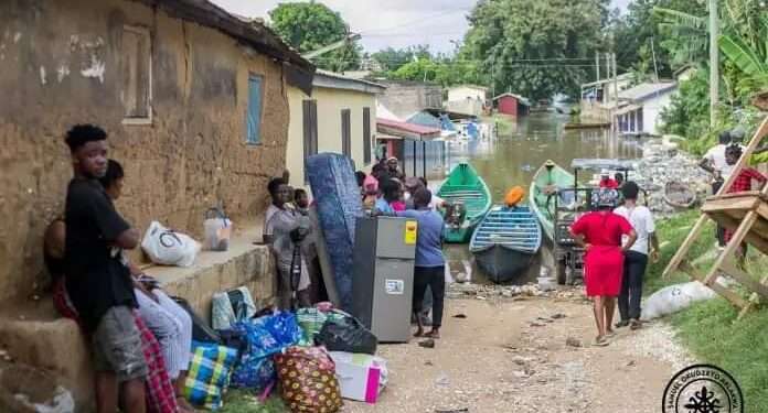 Despair Glooms Flood Victims As Government Failed To Announce Disaster Management Plan 1 Flood Victims of the Akosombo and Kpong Dams' Spillage
