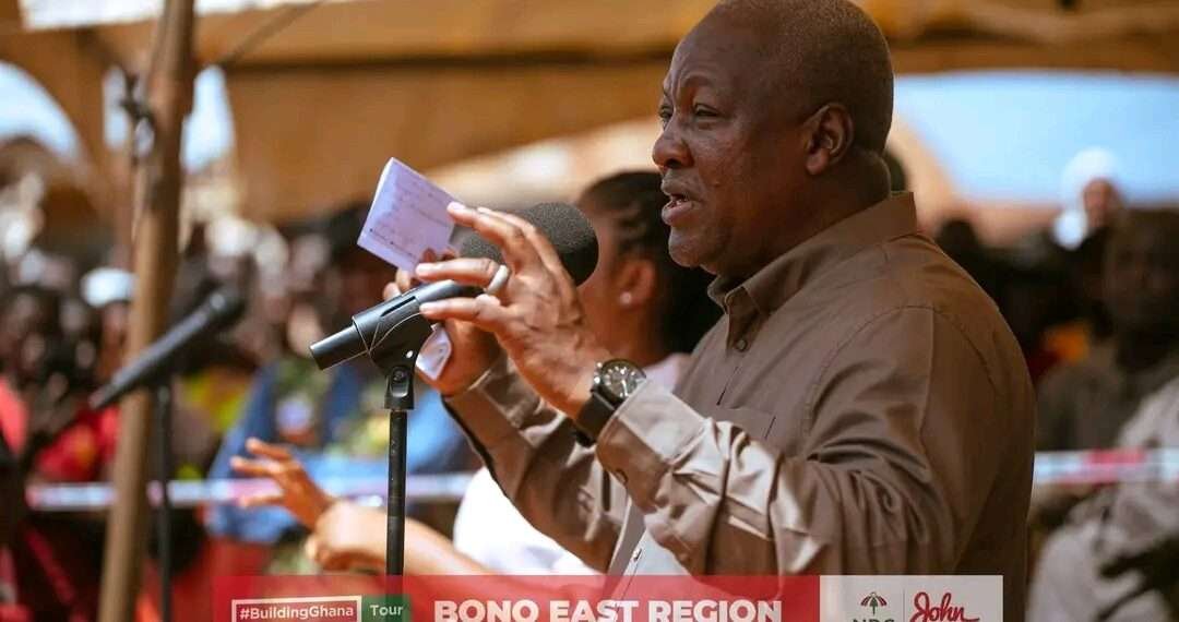 Mahama Ends His BuildingGhana Tour In Ahafo, Bono And Bono East Regions 1 John Dramani Mahama in the Bono East Region