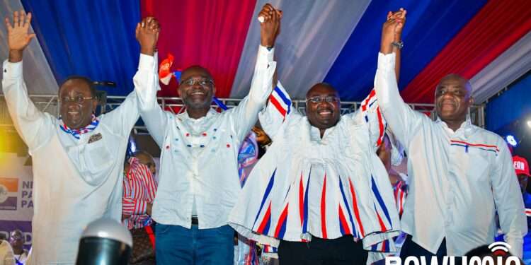 Bawumia As NPP's Flagbearer, A Guinness World Record In Party's History 1 Vice President, Dr Mahamudu Bawumia along with three other flagbearer aspirants.