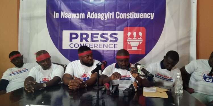 Group of Polling Station Executives in the Nsawan Adoagyiri Constituency