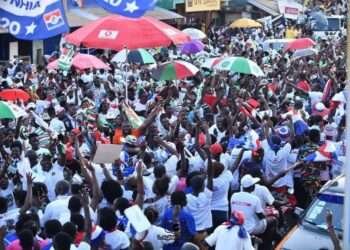 The ‘War Drums Of Religious and Ethnic Sentiment’ Precedes 2024 Elections Campaign 2 a Picture of Political Rally in Ghana