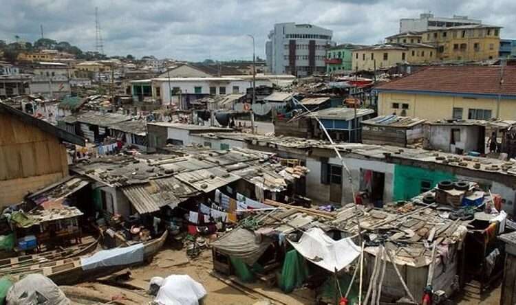 Government Urged To Adopt A District-By-District Approach In Reducing Poverty 1 A Poorly Structured Settlement in Ghana
