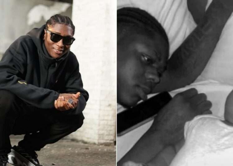 Bella Shmurda’s Message To Late Friend, Mohbad 1 Bella Shmurda, with late Mohbad with his son, Liam