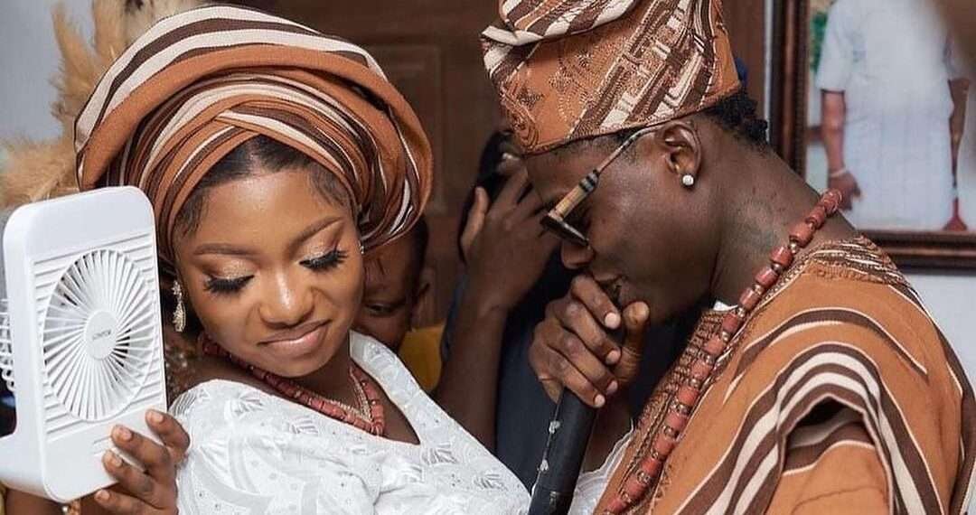 Widow, Omowunmi Aloba and late husband, Mohbad