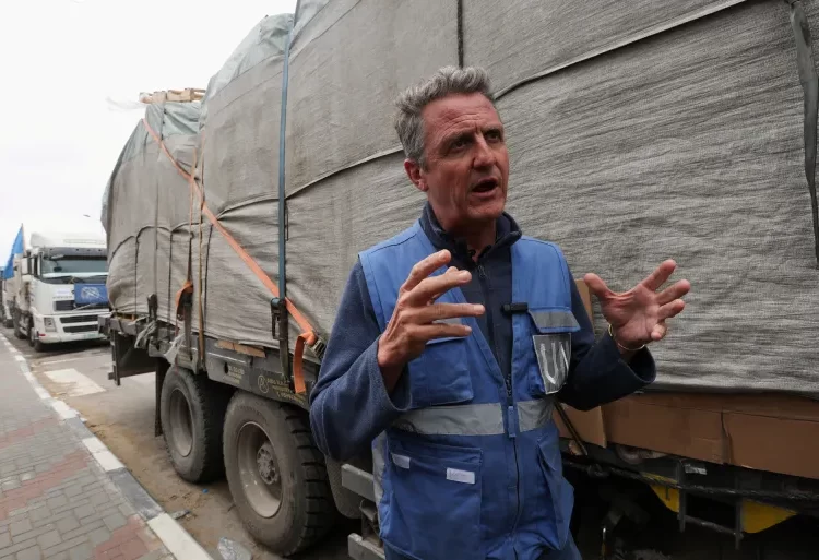 Thomas White, Director of UNRWA Affairs, Gaza.