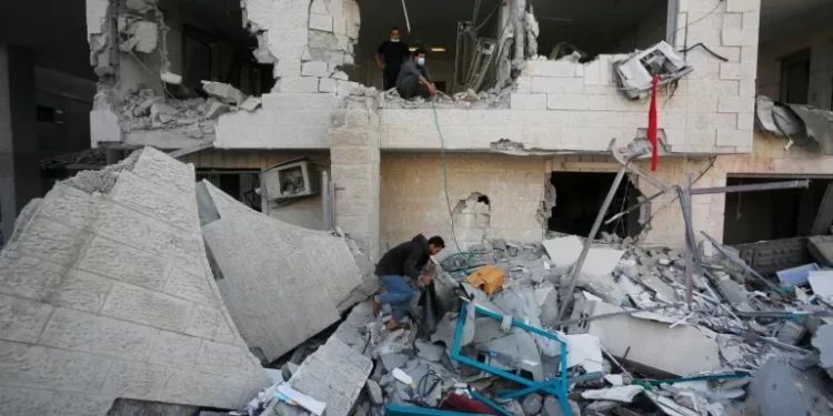 Yaffa Hospital severely damaged by Israeli attacks in Gaza’s Deir el-Balah.