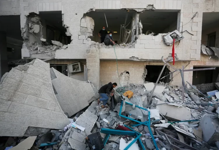 Gazan Society On the Brink Of Full Blown Collapse 1 Yaffa Hospital severely damaged by Israeli attacks in Gaza’s Deir el-Balah.