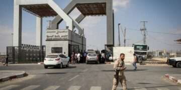 Rafah crossing.